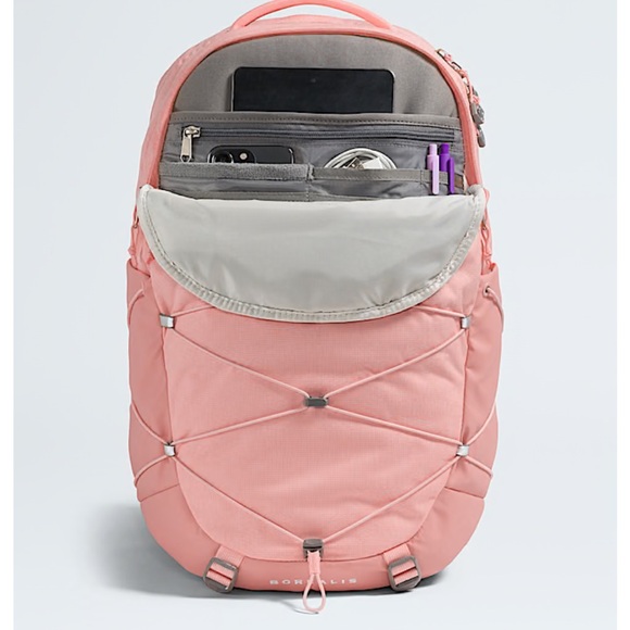 The North Face Pink Borealis Backpack NEW - Picture 4 of 6